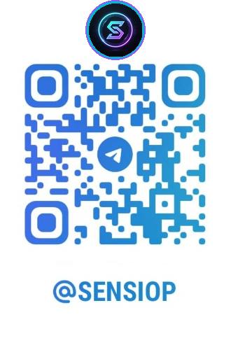 Telegram QR code for the @SENSIOP channel